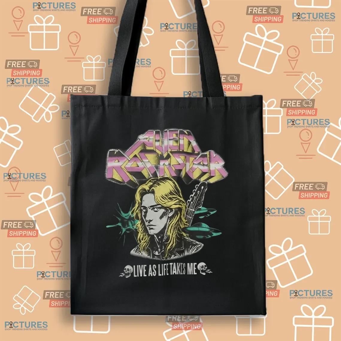 Joo Yeon Alien Rock Star Live As Life Takes Me T Shirt