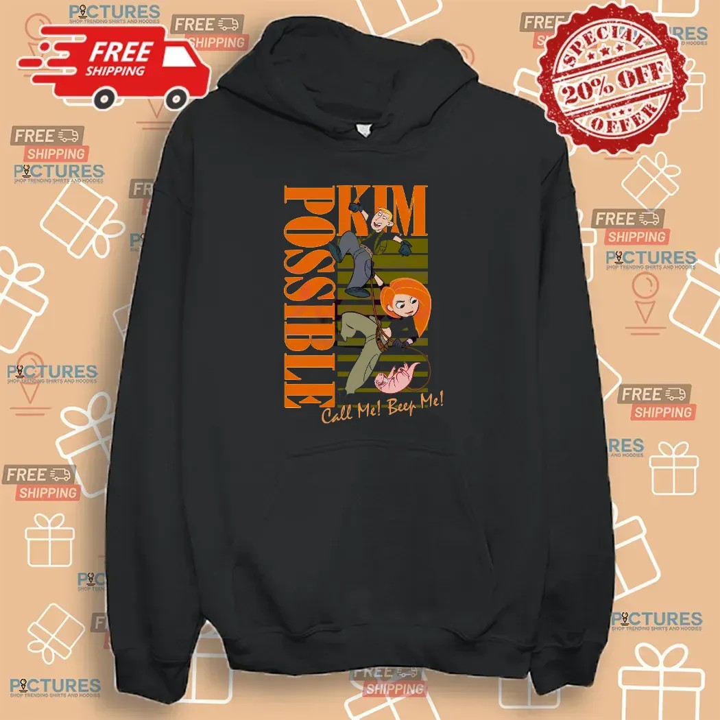 Kim Possible Call Me Beep Me Retro Graphic Cartoon T Shirt