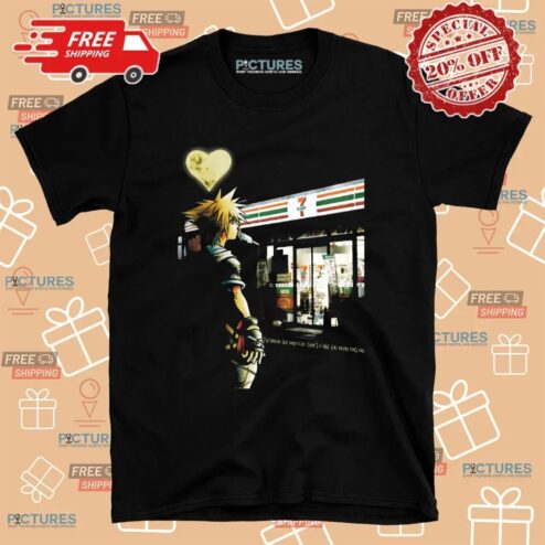 Kingdom Hearts Sora At 7 Eleven Convenience Store I've Learned That Deep Down There's A LIght That Never Goes Out Parody Mashup T Shirt