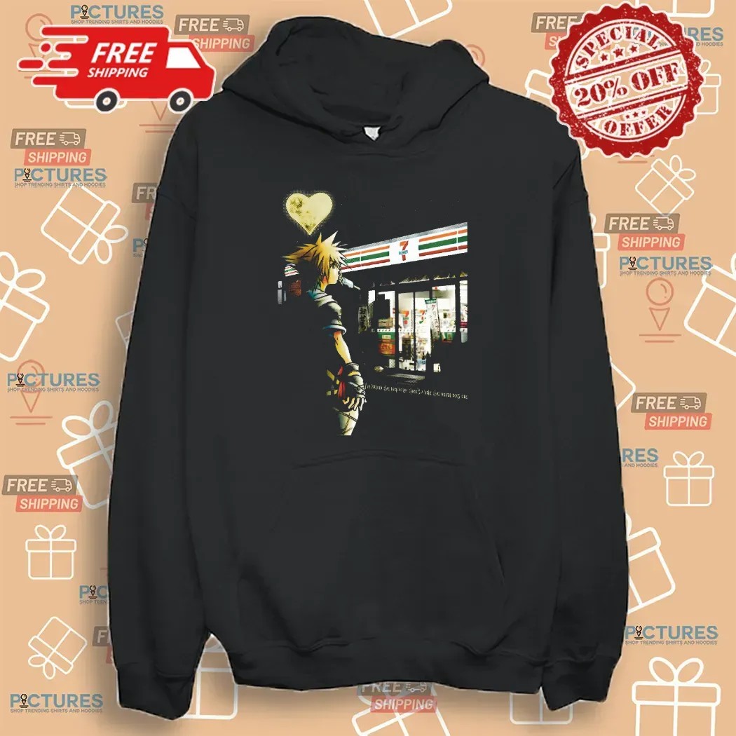 Kingdom Hearts Sora At 7 Eleven Convenience Store I've Learned That Deep Down There's A LIght That Never Goes Out Parody Mashup T Shirt