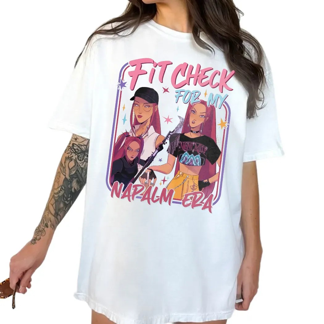 Kpop Demon Hunters Fit Check for My Napalm Era Huntrix Girl T Shirt