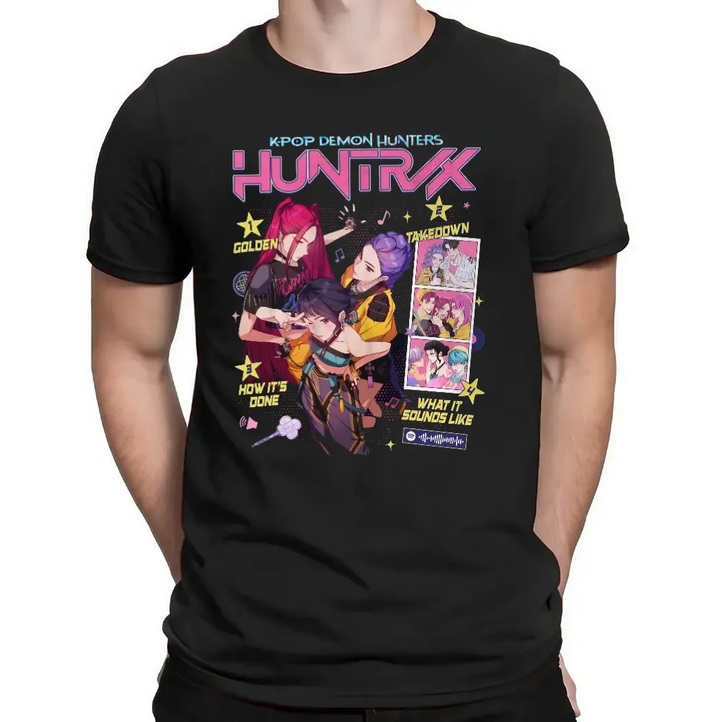 Kpop Demon Hunters Huntrix Girls Mira Rumi Joey Back to School Kpop Fan T Shirt Kpop Demon Hunters Huntrix Girls Mira Rumi Joey Back to School Kpop Fan T Shirt