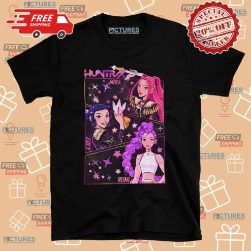 Kpop Demon Hunters Jinu Manga Kpop Huntrix Demon Hunter Saja Girls Fan T Shirt