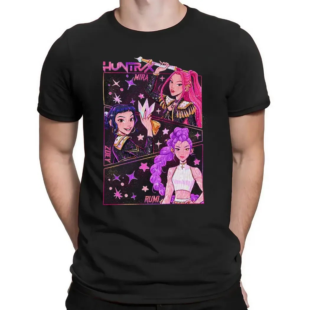 Kpop Demon Hunters Jinu Manga Kpop Huntrix Demon Hunter Saja Girls Fan T Shirt Kpop Demon Hunters Jinu Manga Kpop Huntrix Demon Hunter Saja Girls Fan T Shirt