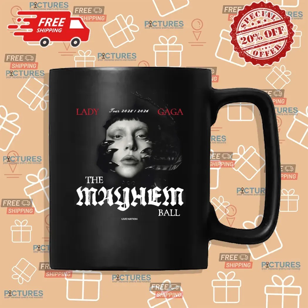 Lady Gaga 2025-2026 The Mayhem Ball Live Nation Concert T Shirt