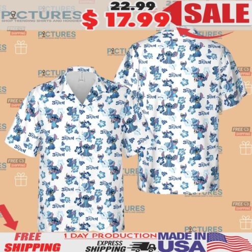 Lilo & Stitch Disney Cute Summer 2025 Hawaiian Shirt