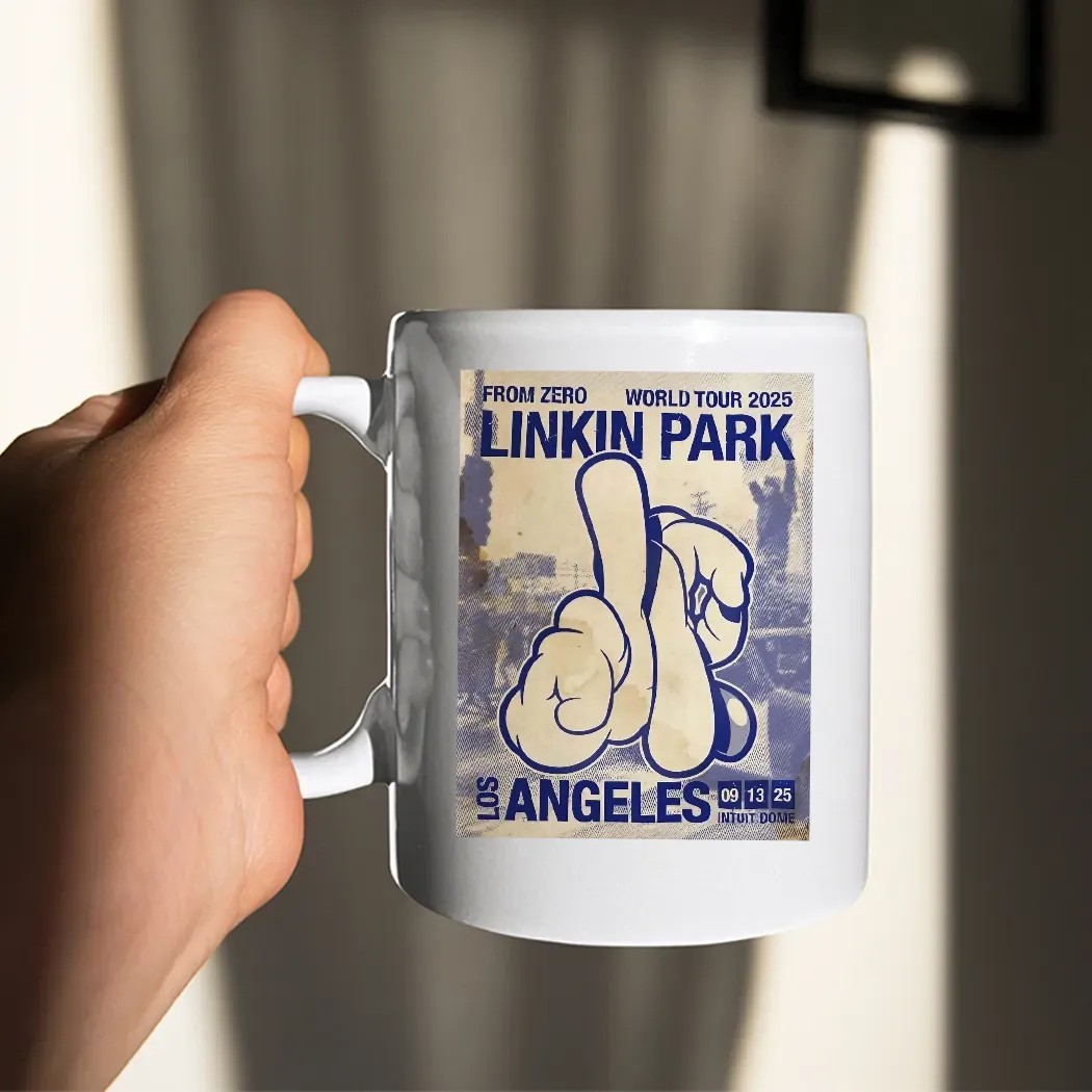 Linkin Park From Zero World Tour 2025 Los Angeles Event At Intuit Dome On September 13 2025 LA Hand Sign Artist OG SLICK Poster T Shirt
