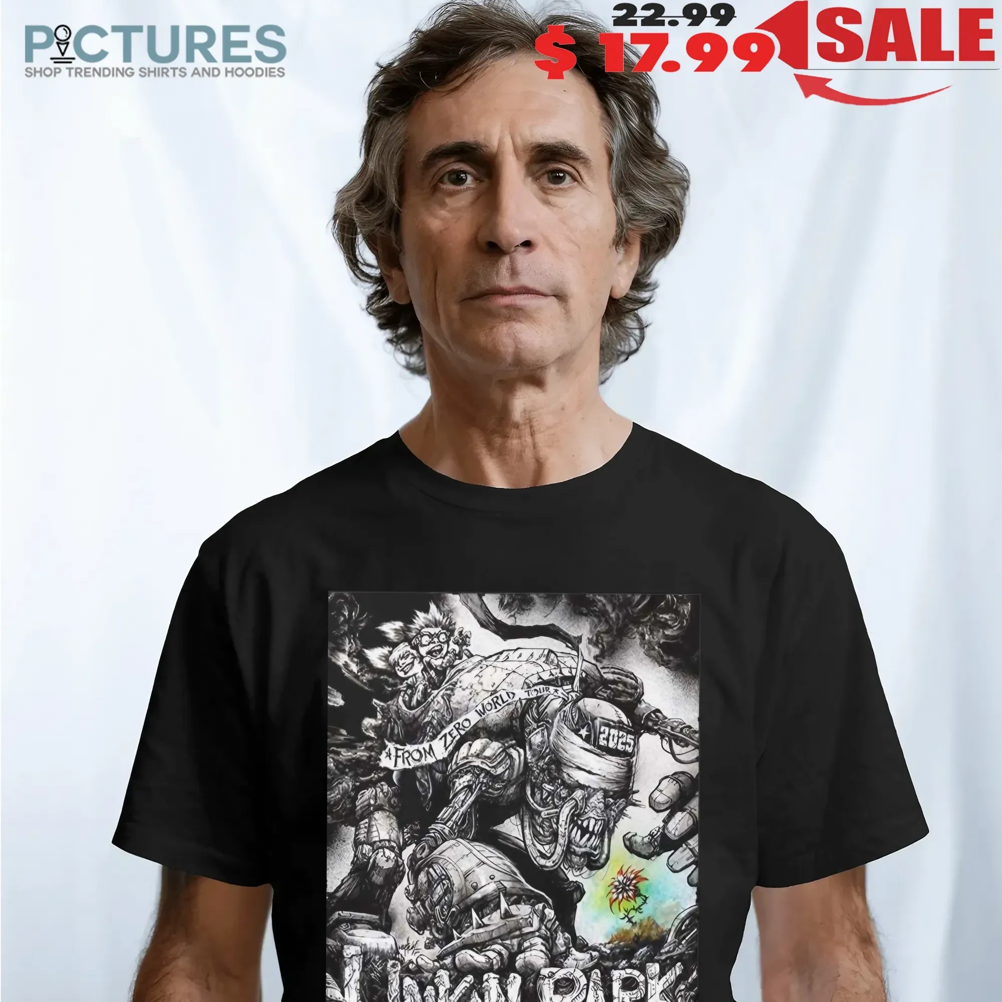 Linkin Park From Zero World Tour 2025 San Jose California Event Poster At SAP Center On September 15 2025 T Shirt
