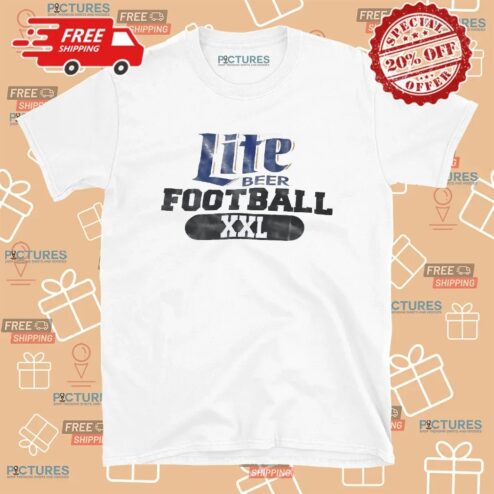 Lite Beer Football XXL T Shirt