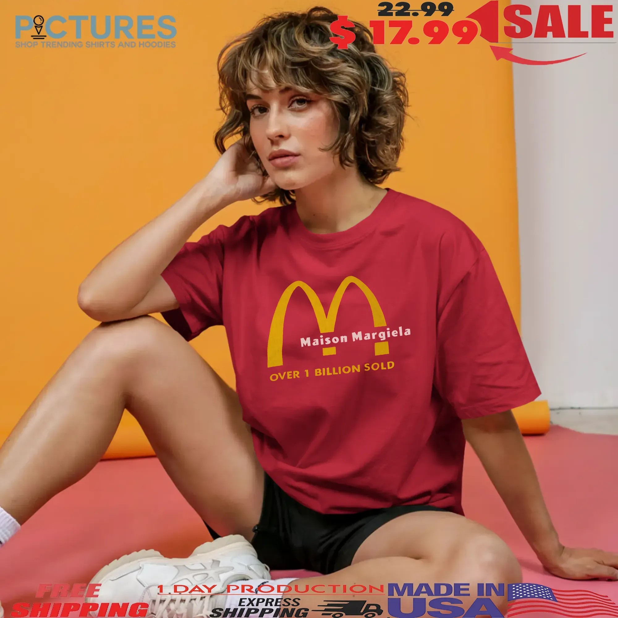 Maison Margiela Over 1 Billion Sold Mcdonald Parody T Shirt