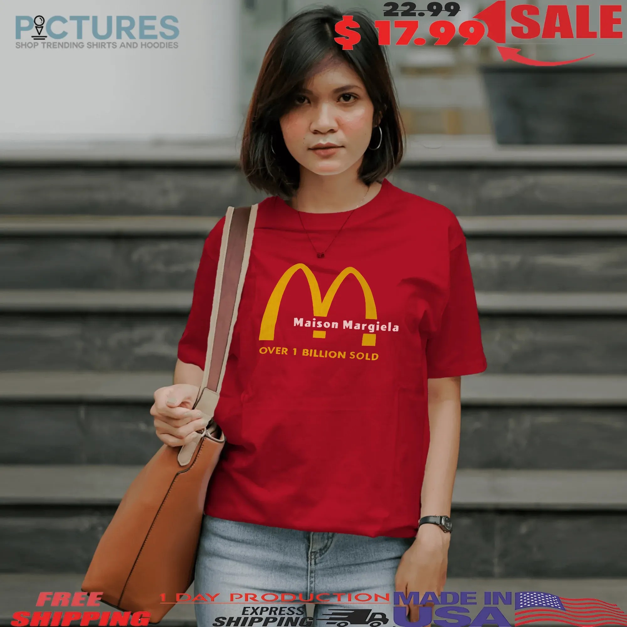 Maison Margiela Over 1 Billion Sold Mcdonald Parody T Shirt