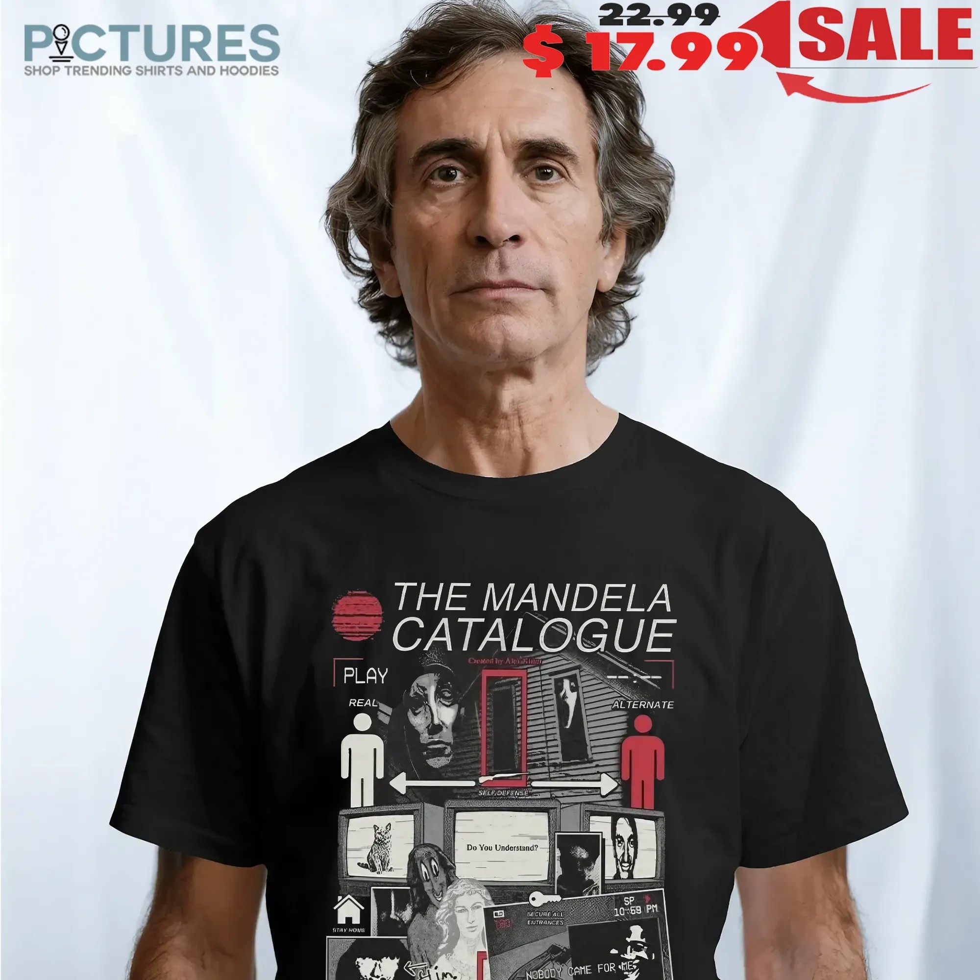 Mandela Catalogue Wanted By The FBI Poster Adam Murray and Jonah Marshall Horror Halloween T Shirt
