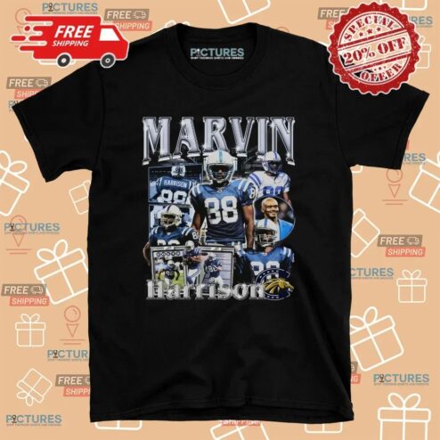 Marvin Harrison Vintage Bootleg T Shirt