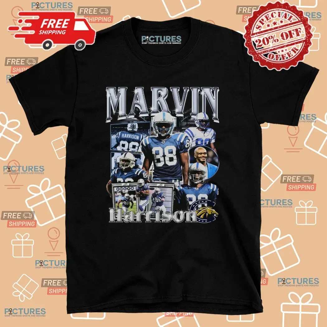 Marvin Harrison Vintage Bootleg T Shirt
