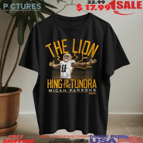 Micah Parsons The Lion King of the Tundra T Shirt
