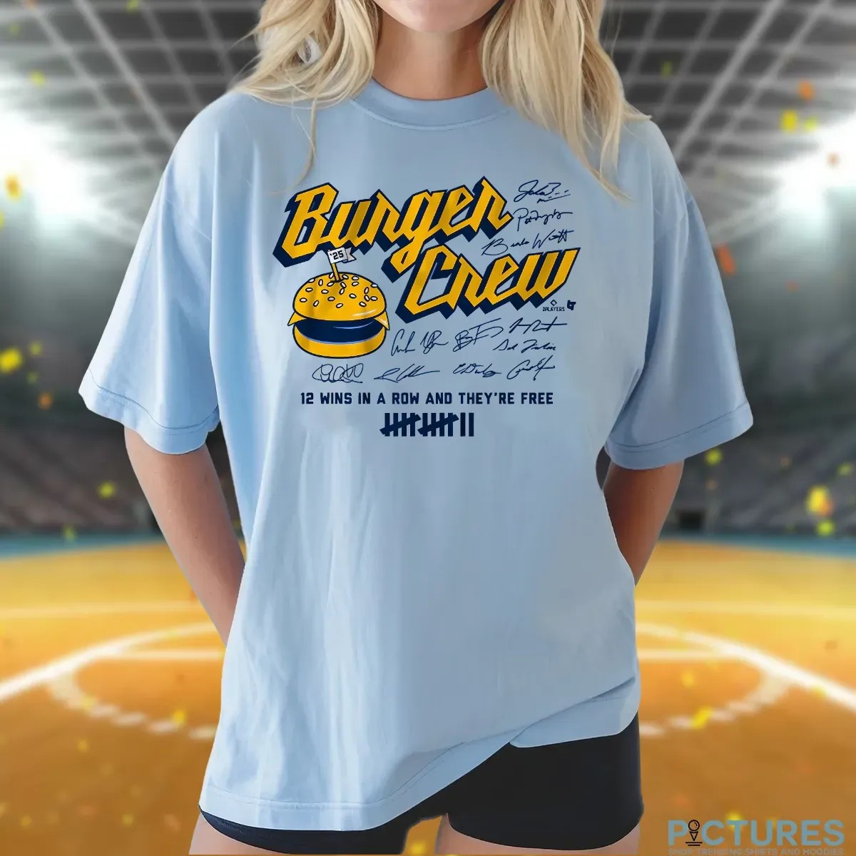 Milwaukee Burger Crew 12 Wins In A Row And They're Free Signatures T Shirt