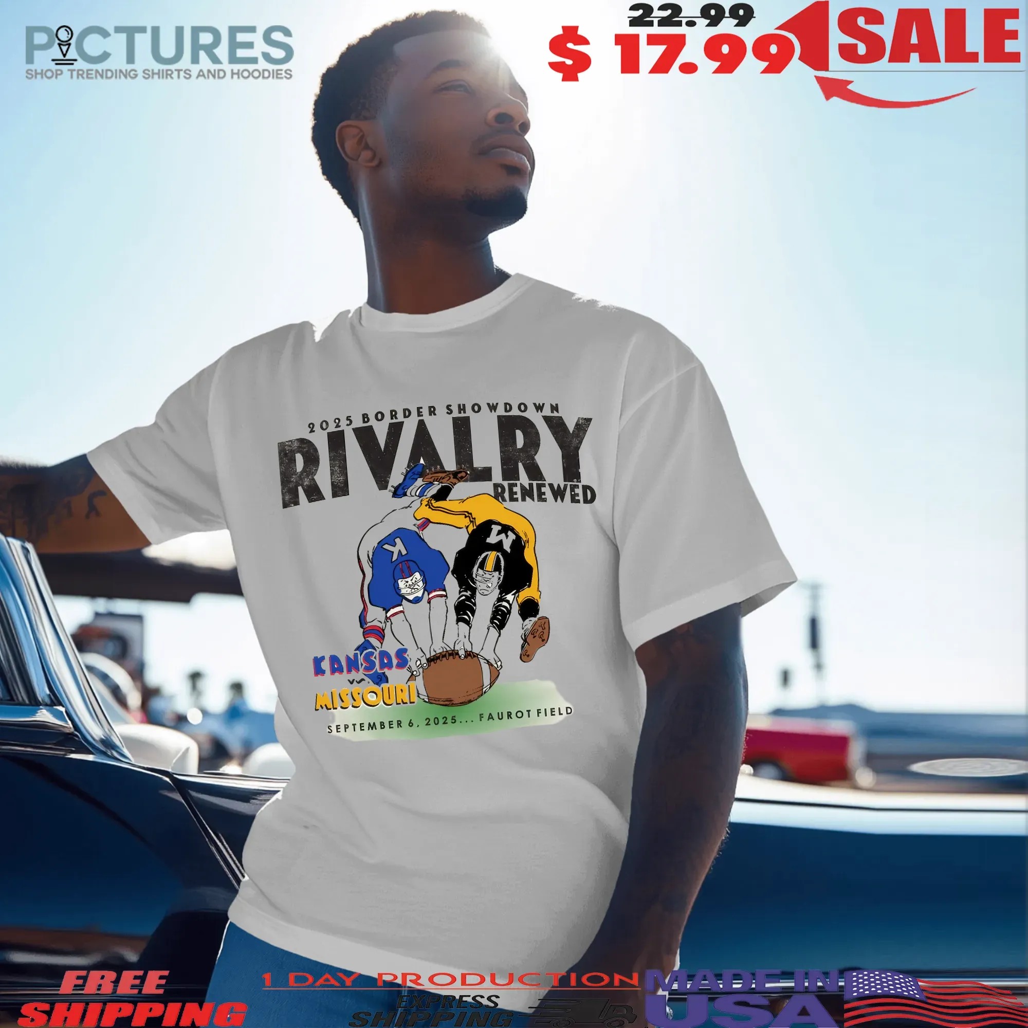 Missouri Tigers Vs Jayhawk Kansas Rivalry Renewed Border Showdown Faurot Field September 2025 T Shirt