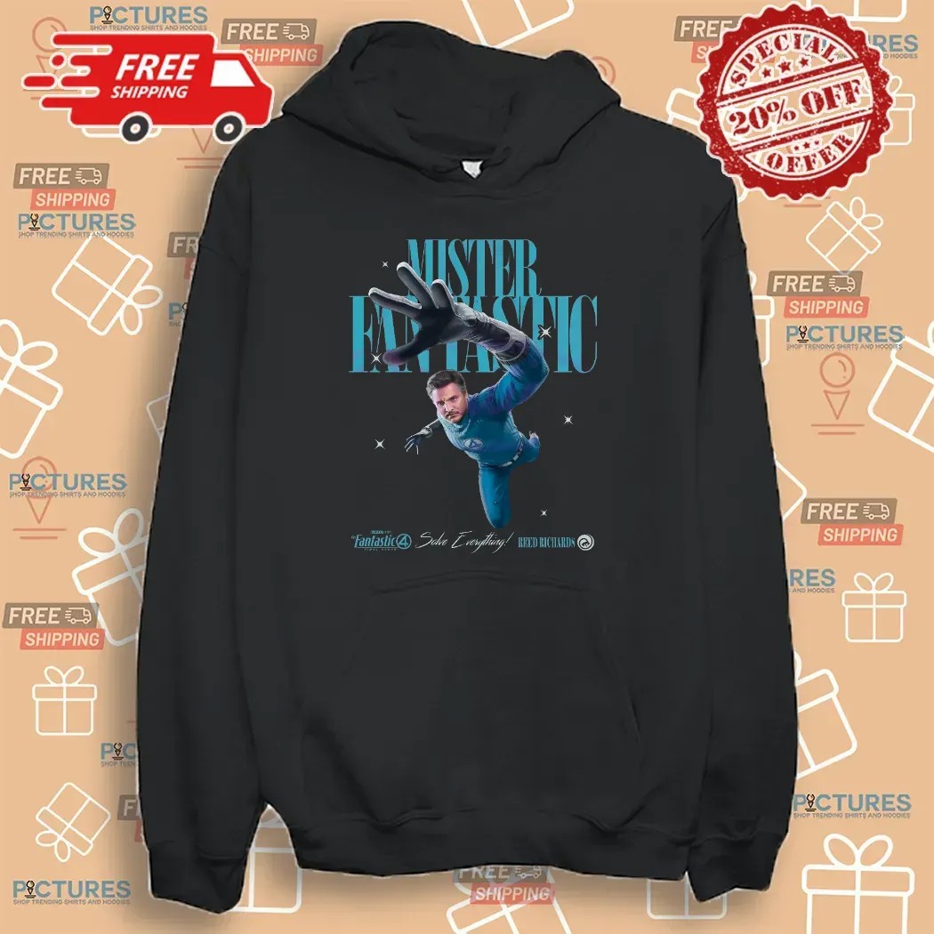 Mister Fantastic Reed Richards Fantastic Four Solve Everything Pedro Pascal T Shirt