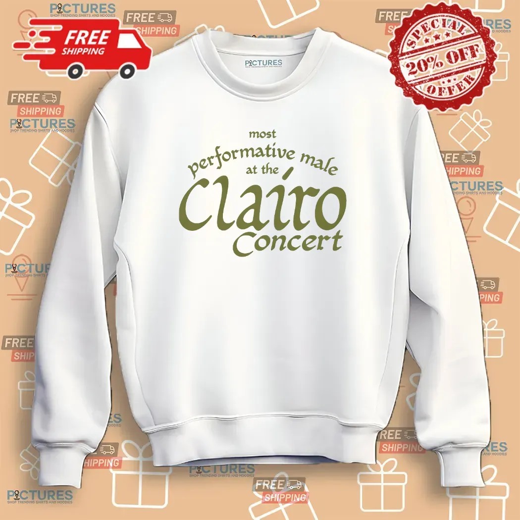 Most Performative Male At The Clairo Concert Meme T Shirt