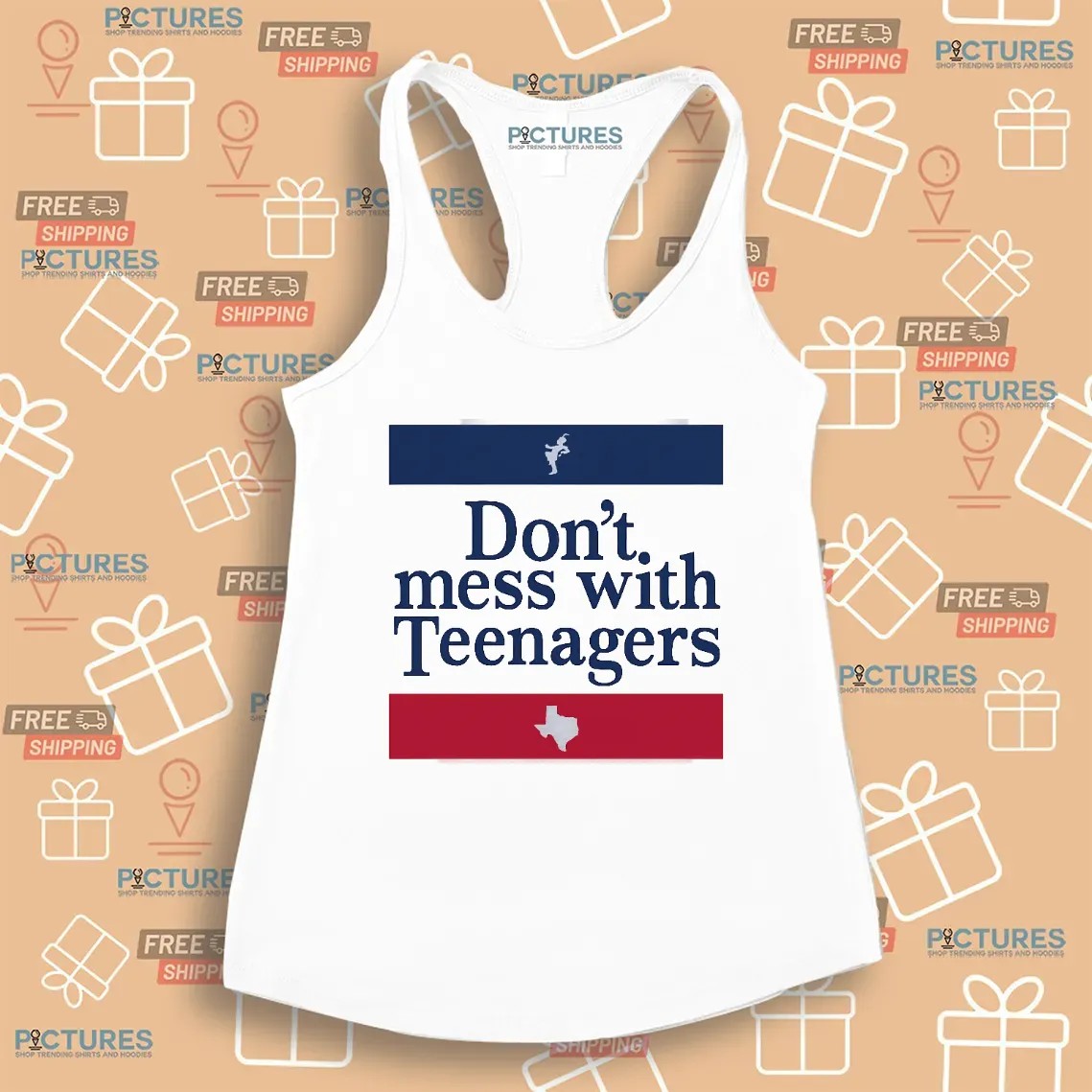 My Chemical Romance Arlington Concert Don't Mess With Teenagers T Shirt