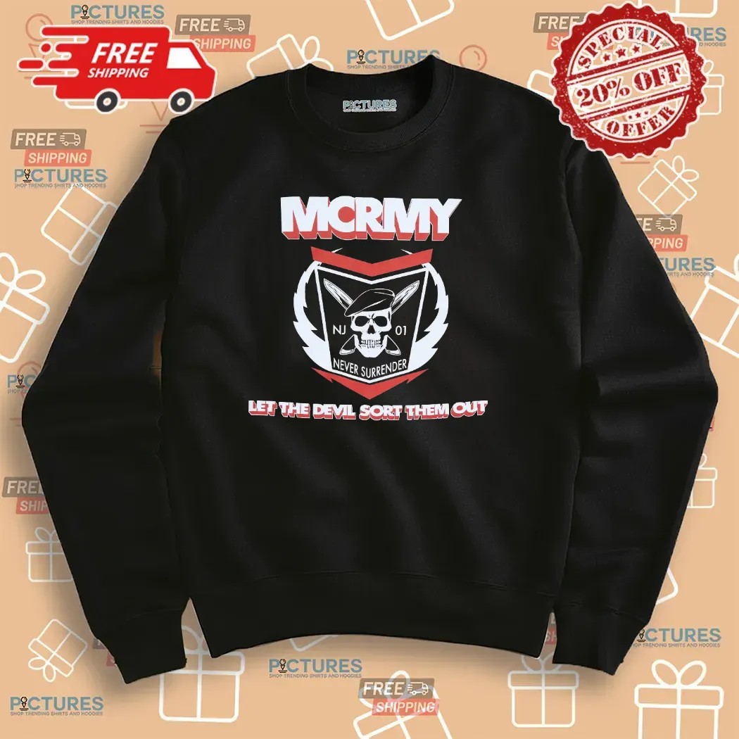 My Chemical Romance MCRMY Never Surrender Let The Devil Sort Them Out T Shirt