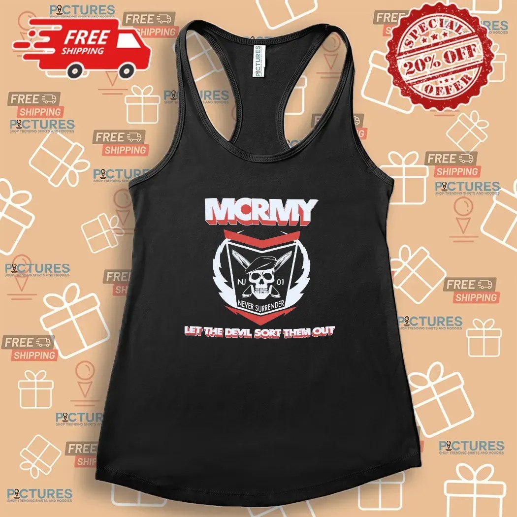 My Chemical Romance MCRMY Never Surrender Let The Devil Sort Them Out T Shirt