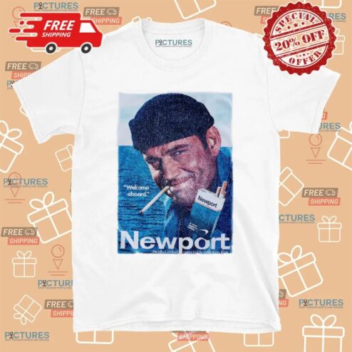 Newport Cigarettes Sailor Menthol Chilled Welcome Aboard T Shirt