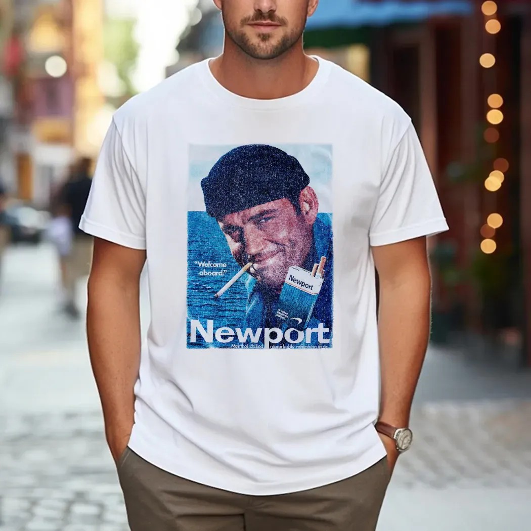 Newport Cigarettes Sailor Menthol Chilled Welcome Aboard T Shirt