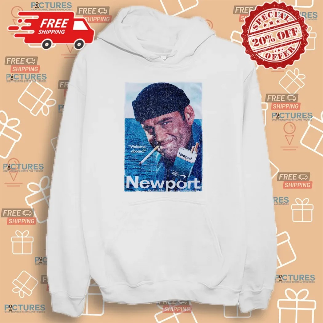 Newport Cigarettes Sailor Menthol Chilled Welcome Aboard T Shirt