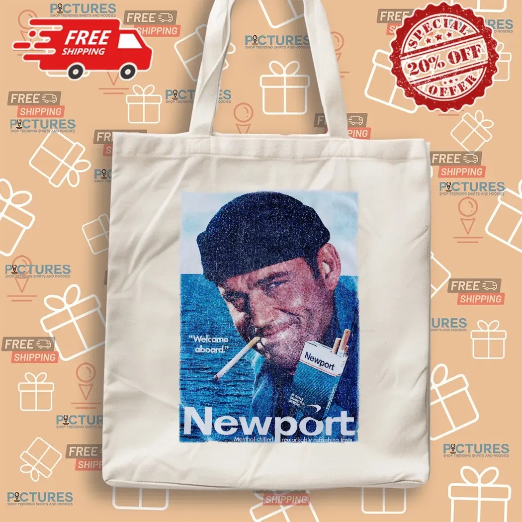 Newport Cigarettes Sailor Menthol Chilled Welcome Aboard T Shirt