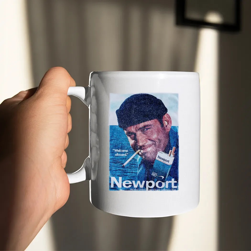 Newport Cigarettes Sailor Menthol Chilled Welcome Aboard T Shirt