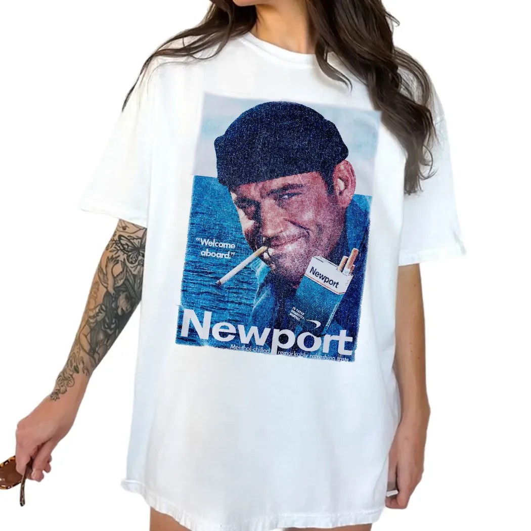 Newport Cigarettes Sailor Menthol Chilled Welcome Aboard T Shirt