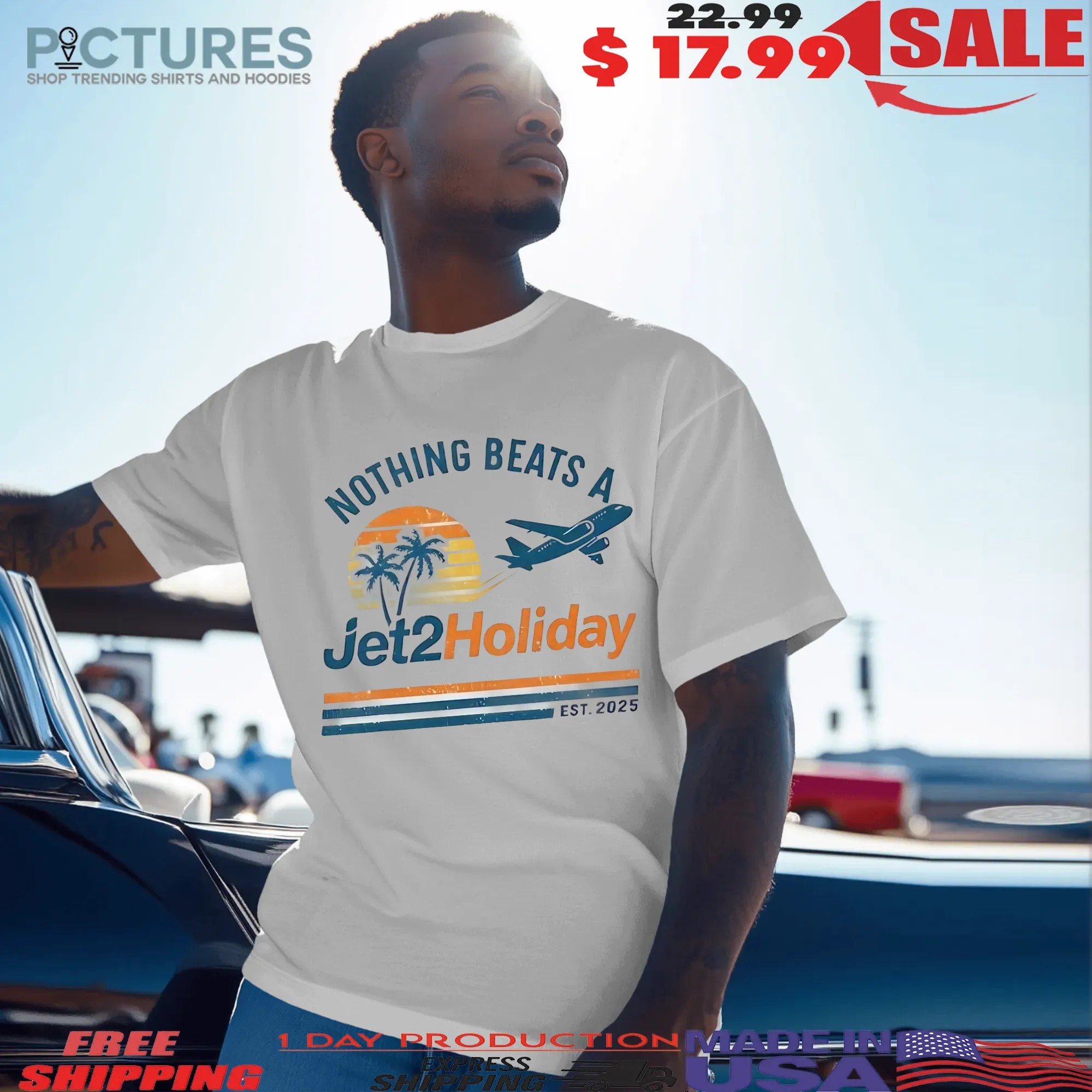 Nothing Beats A Jet2 Holiday Est 2025 T Shirt