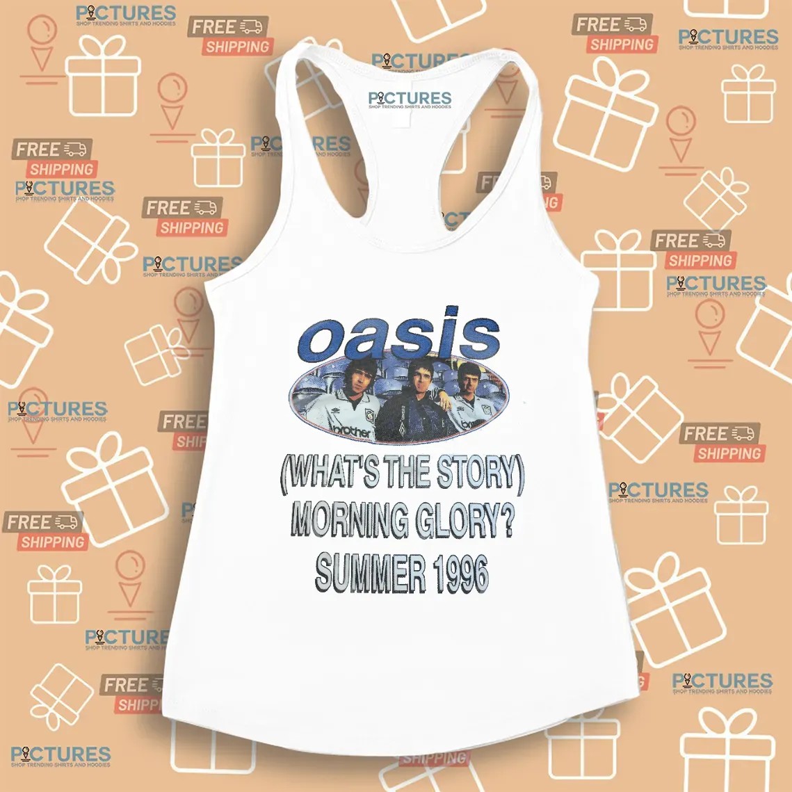 Oasis What's The Story Morning Glory Summer 1996 Tour T Shirt