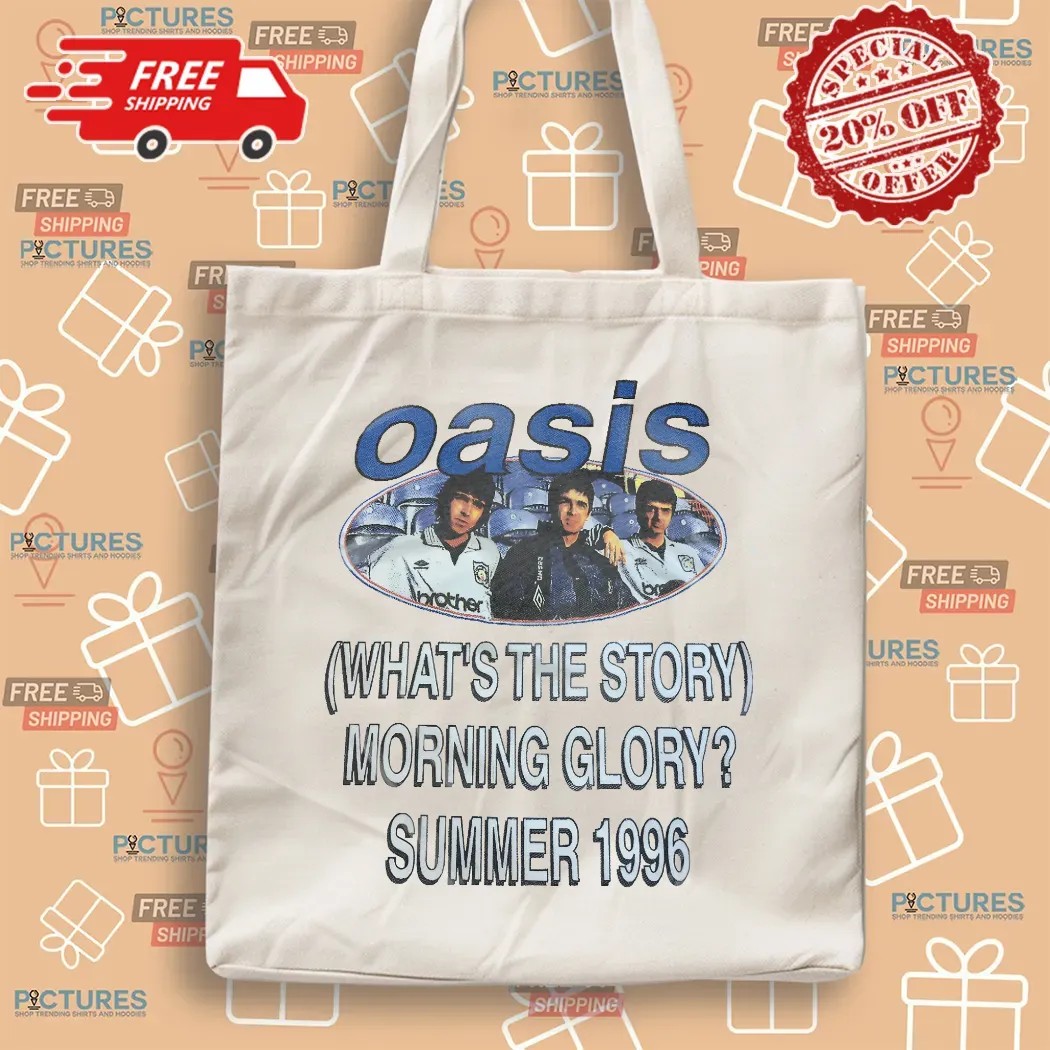 Oasis What's The Story Morning Glory Summer 1996 Tour T Shirt