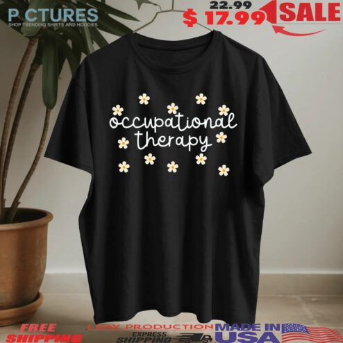 Occupational Therapy Daisy Bow Cute T Shirt