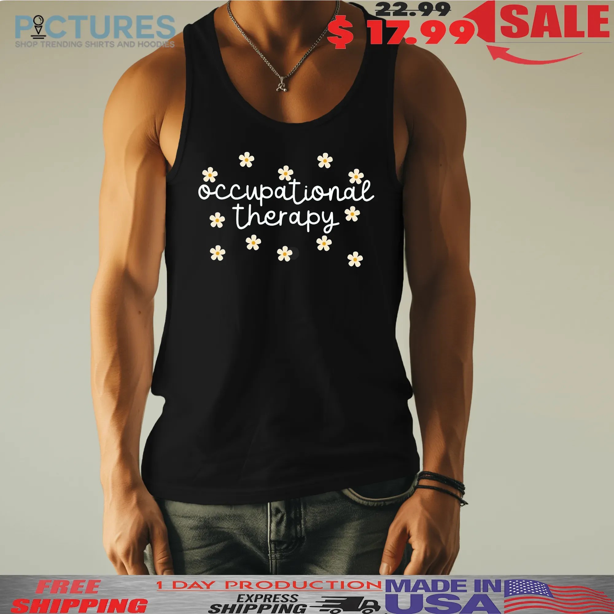 Occupational Therapy Daisy Bow Cute T Shirt Occupational Therapy Daisy Bow Cute T Shirt