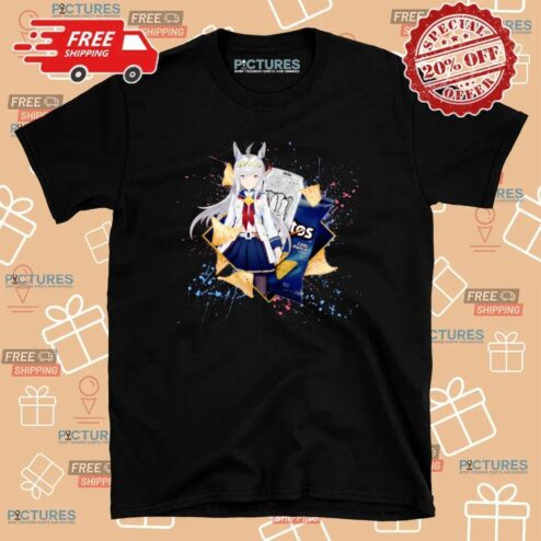 Oguri Cap Uma Musume Pretty Derby Monster Energy Zero Sugar Doritos Cool Ranch Flavored Tortilla Chips Mashup T Shirt