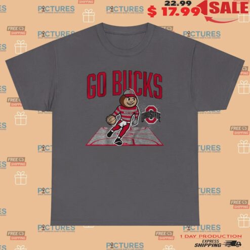 Ohio State Basketball Mascot Court 2025 T Shirt