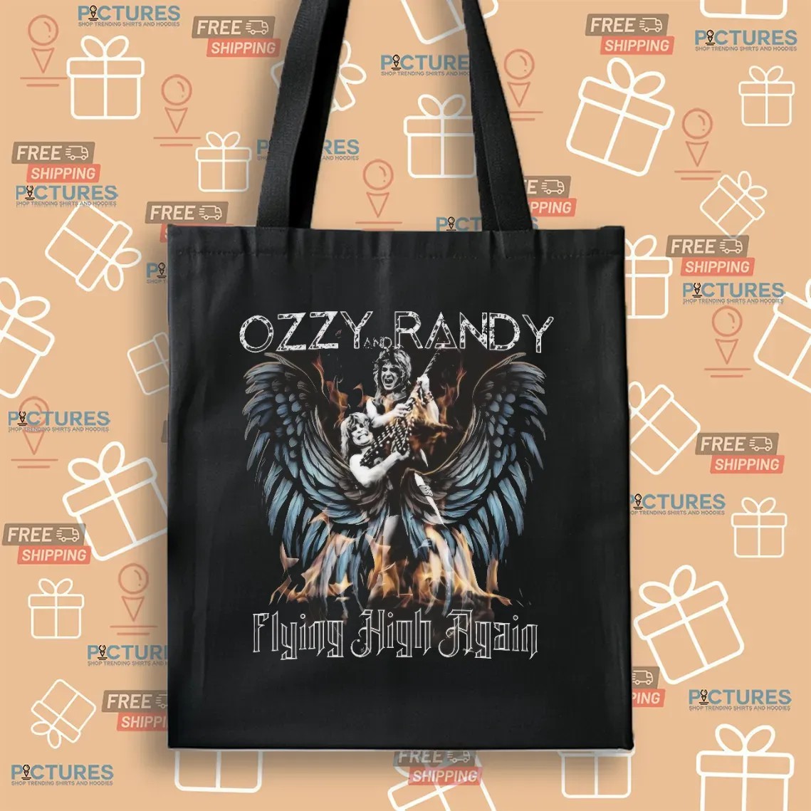 Ozzy Osbourne And Randy Flying High Again 1948 2025 T Shirt