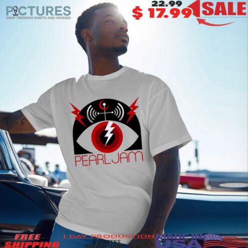 Pearl Jam Lightning Bolt T Shirt