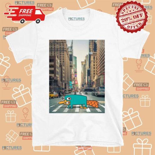 Perry the Platypus Phineas and Ferb Street T Shirt