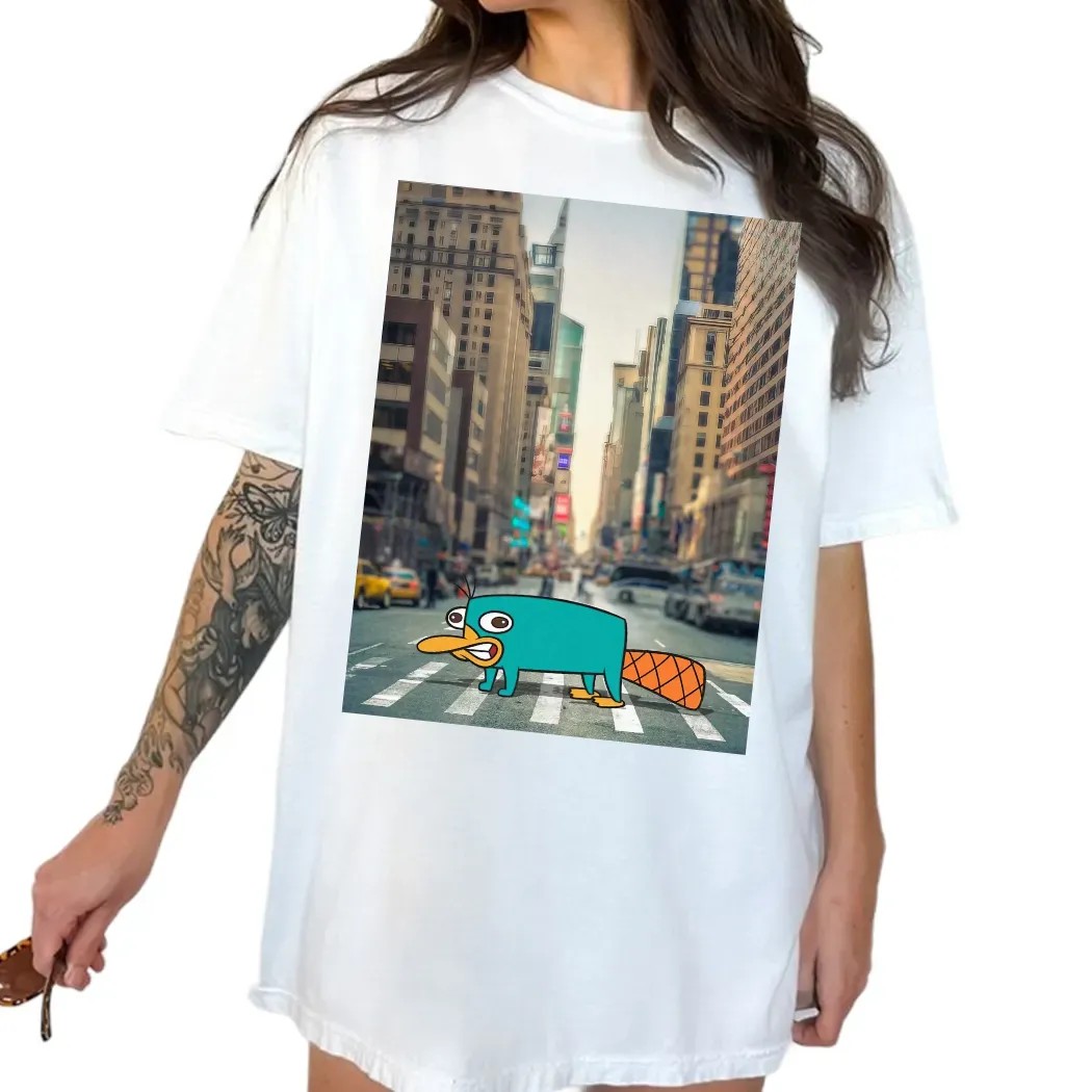 Perry the Platypus Phineas and Ferb Street T Shirt