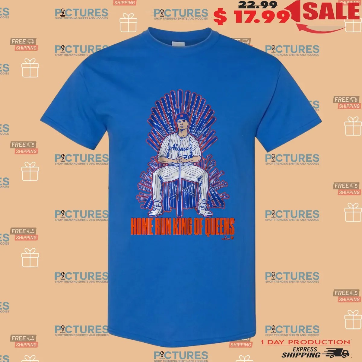 Pete Alonso Home Run King of Queens Throne T Shirt