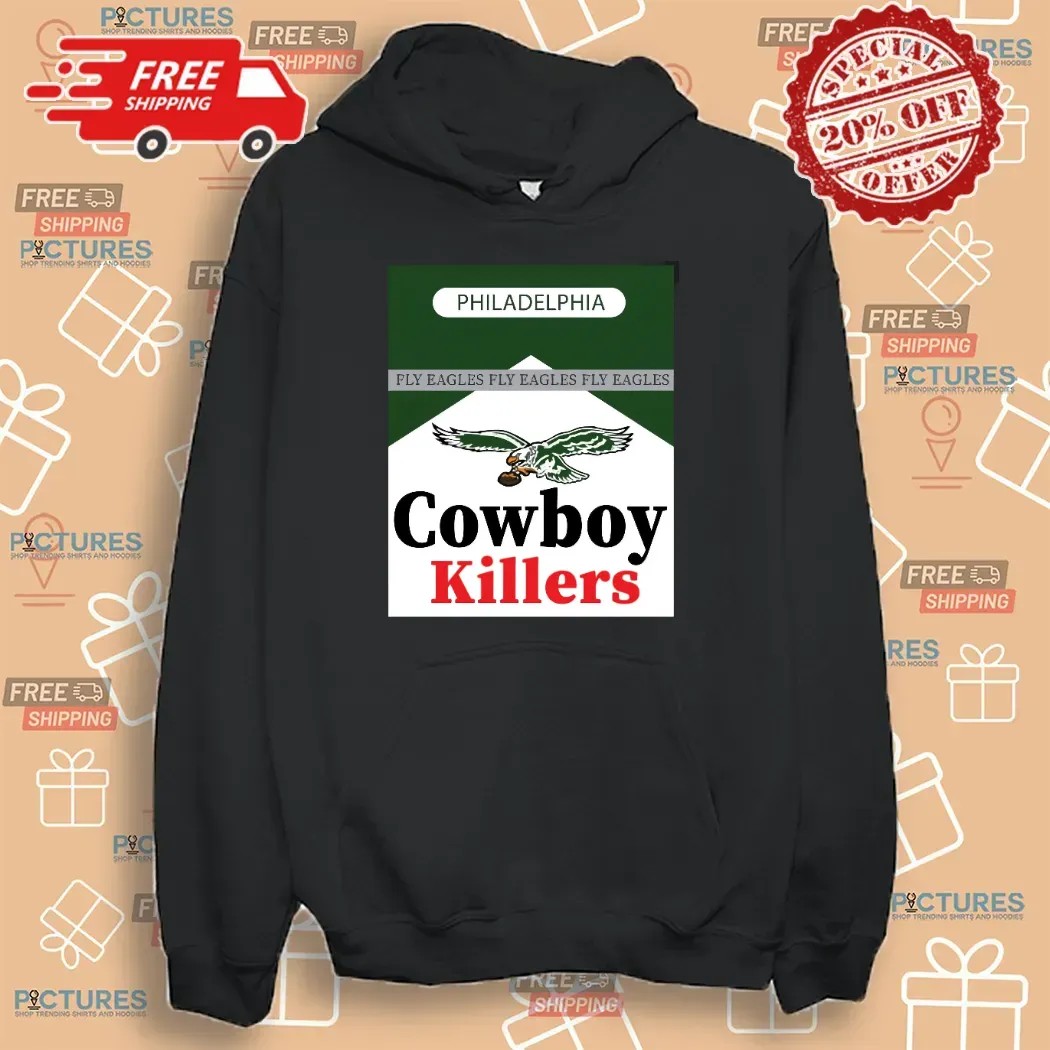 Philadelphia Eagles Cowboy Killers Fly Eagles Marlboro Parody T Shirt