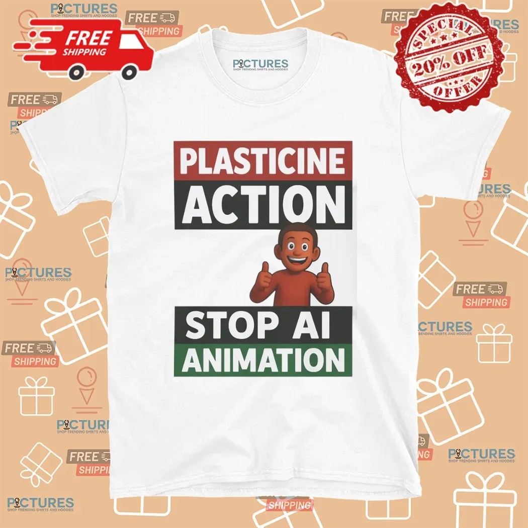 Plasticine Action Stop AI Animation T Shirt