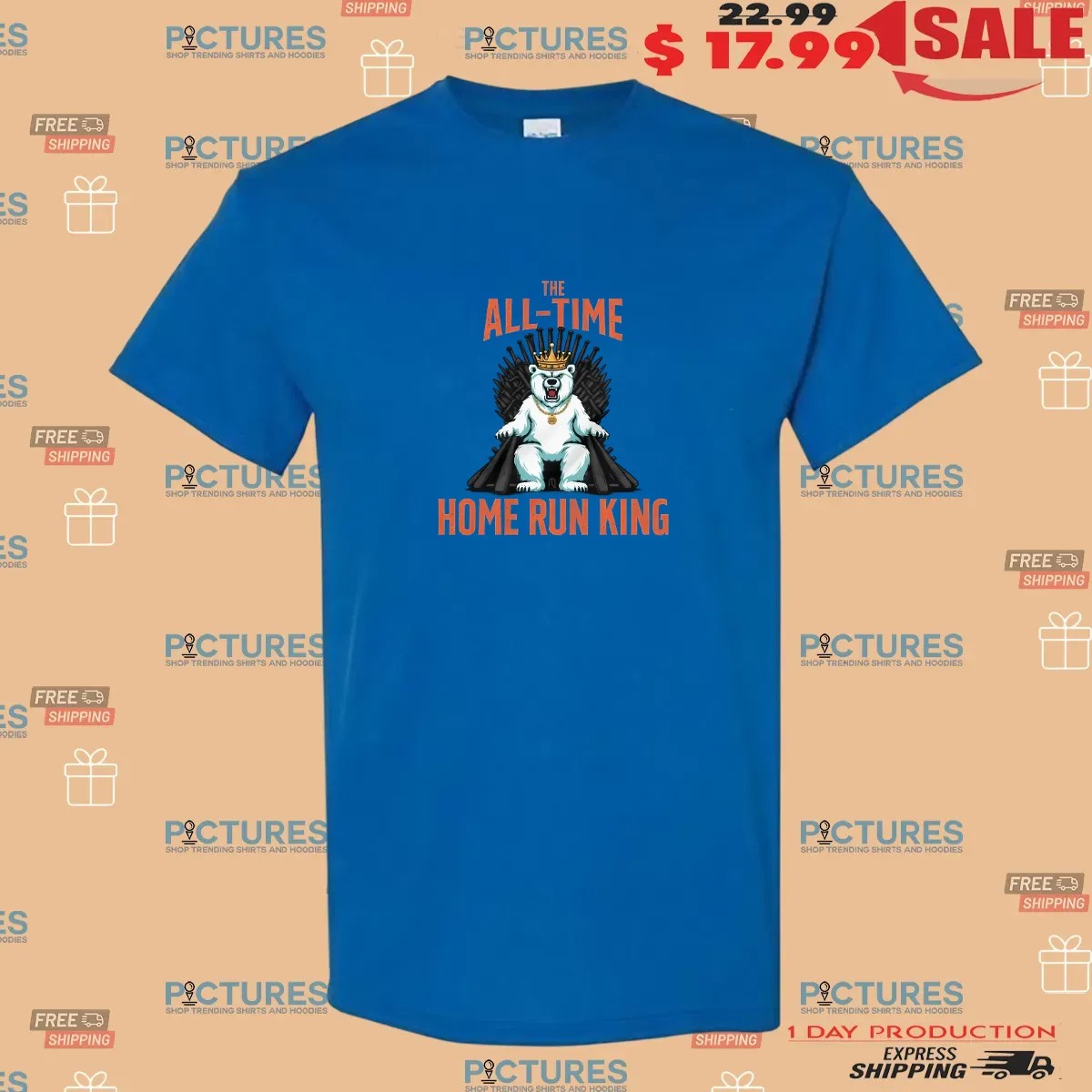 Polar Bear The All Time Home Run King Throne T Shirt