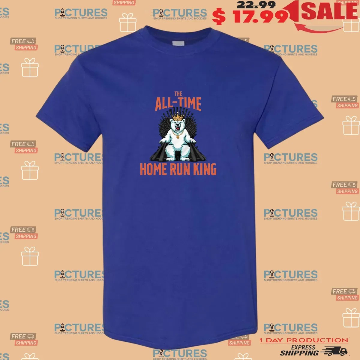 Polar Bear The All Time Home Run King Throne T Shirt