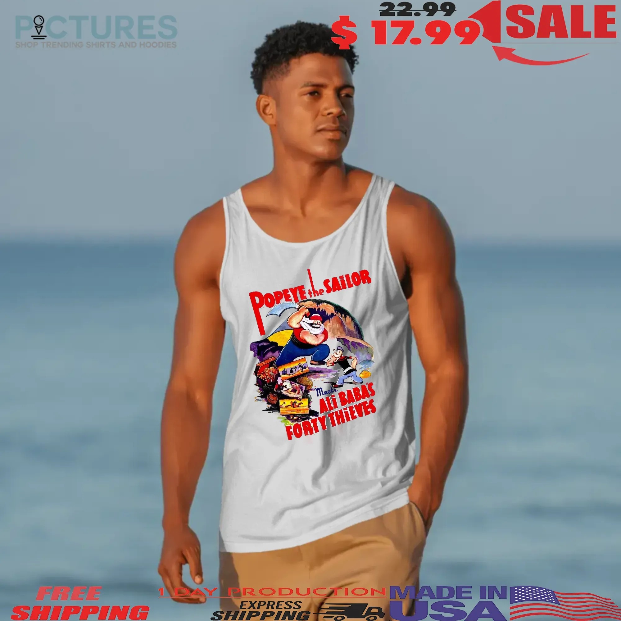 Popeye The Sailor Meets Ali Baba’s Forty Thieves T Shirt