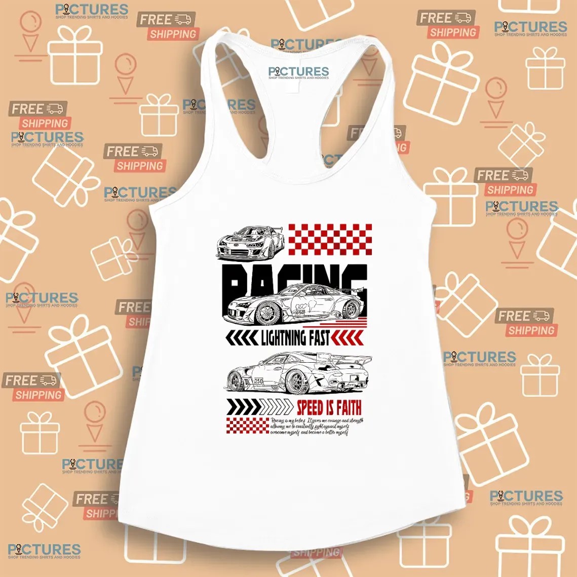 Racing Lightning Fast Speed Is Faith Racing Is My Belief T Shirt Racing Lightning Fast Speed Is Faith Racing Is My Belief T Shirt